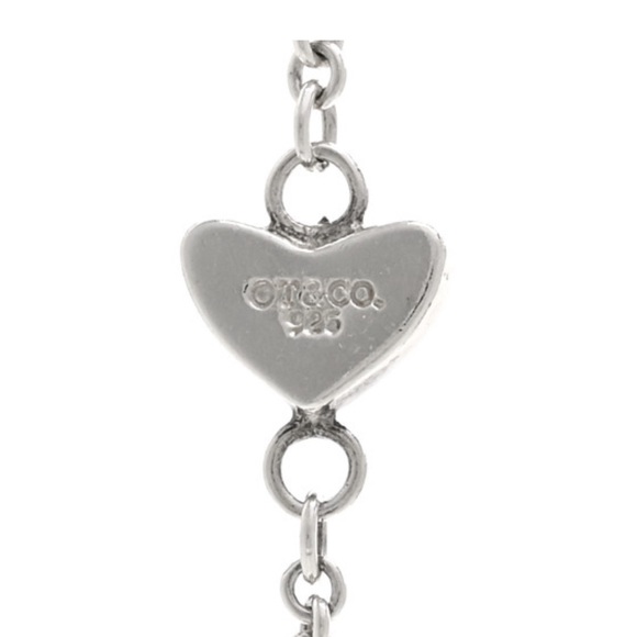 Authentic Tiffany’s sterling silver heart lariat necklace - Picture 4 of 6